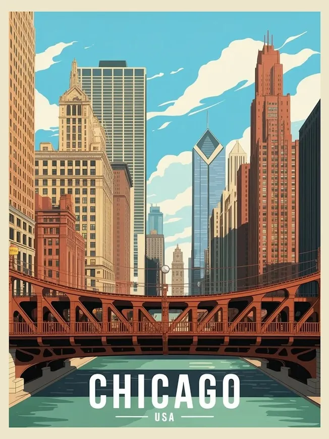 Pintar por Números - Chicago, EE. UU_V2, foto 2